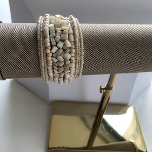 White stone bracelet